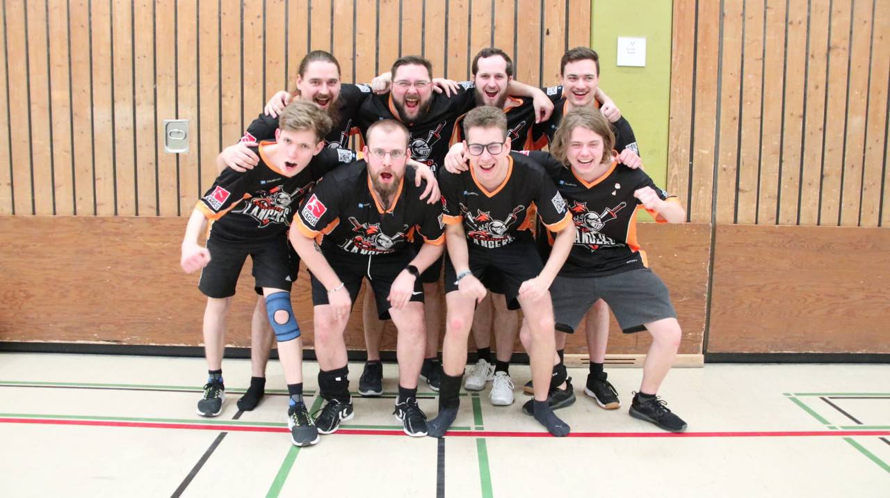 Teamfoto nach einem Event